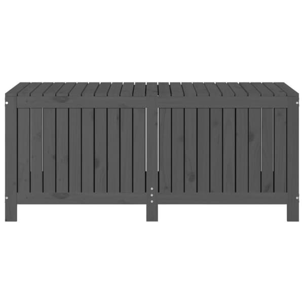 vidaXL opbevaringskasse til haven 147x68x64 cm massivt fyrretræ grå