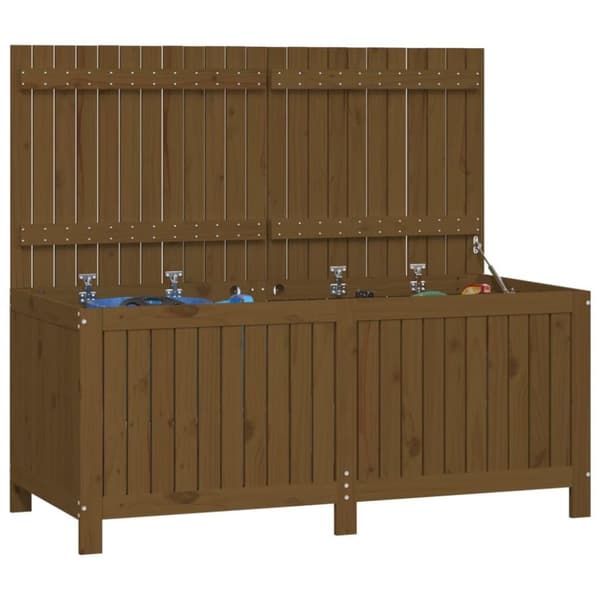 vidaXL Putekasse honningbrun 147x68x64 cm heltre furu