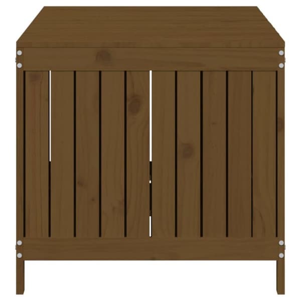 vidaXL Putekasse honningbrun 147x68x64 cm heltre furu