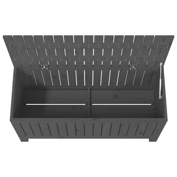 vidaXL Putekasse grå 108x42,5x54 cm heltre furu