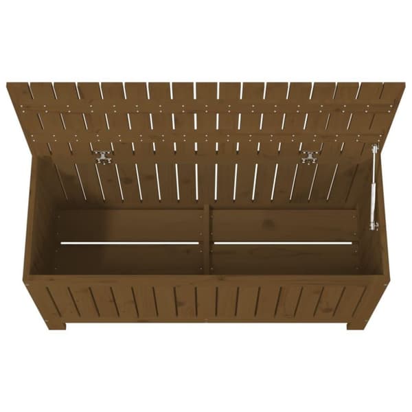 vidaXL Putekasse honningbrun 108x42,5x54 cm heltre furu
