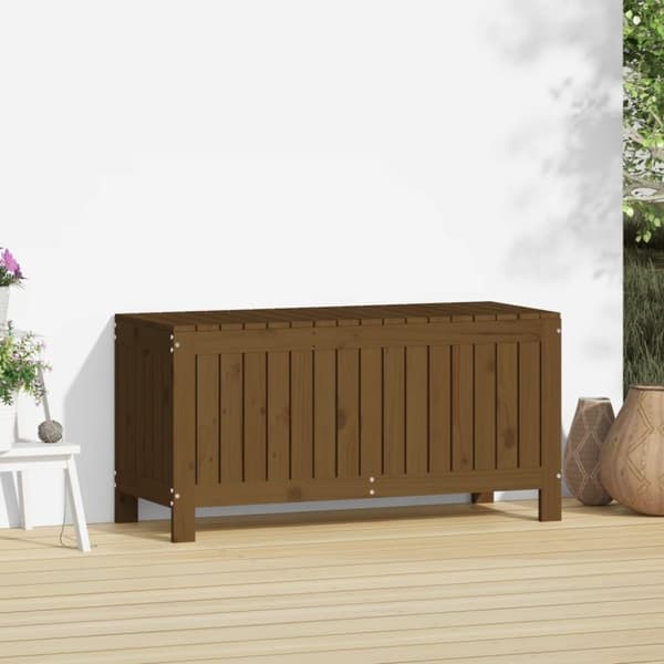 vidaXL Putekasse honningbrun 108x42,5x54 cm heltre furu