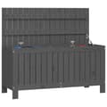 Pikkukuva 3 / 11: vidaXL Säilytyslaatikko harmaa 108x42,5x54 cm täysi mänty