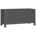 Pikkukuva 4 / 11: vidaXL Säilytyslaatikko harmaa 108x42,5x54 cm täysi mänty