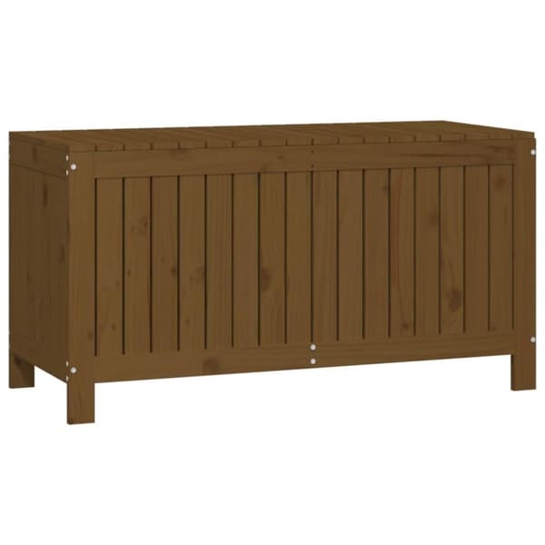vidaXL Putekasse honningbrun 115x49x60 cm heltre furu