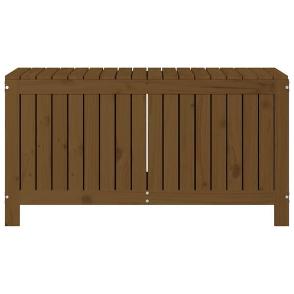 vidaXL Putekasse honningbrun 115x49x60 cm heltre furu