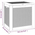 Miniatyrbild 7 av 8: vidaXL Dynbox svart 55,5x43x53 cm polypropen