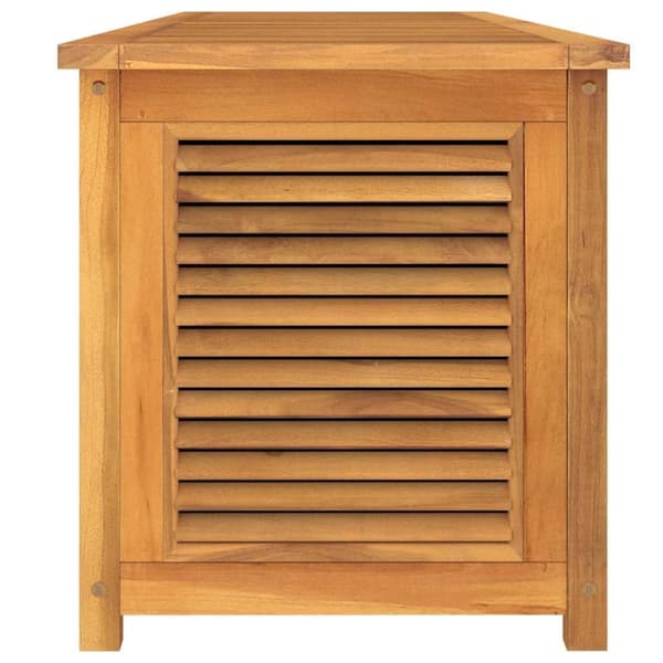 vidaXL Putekasse med pose 200x50x53 cm heltre teak