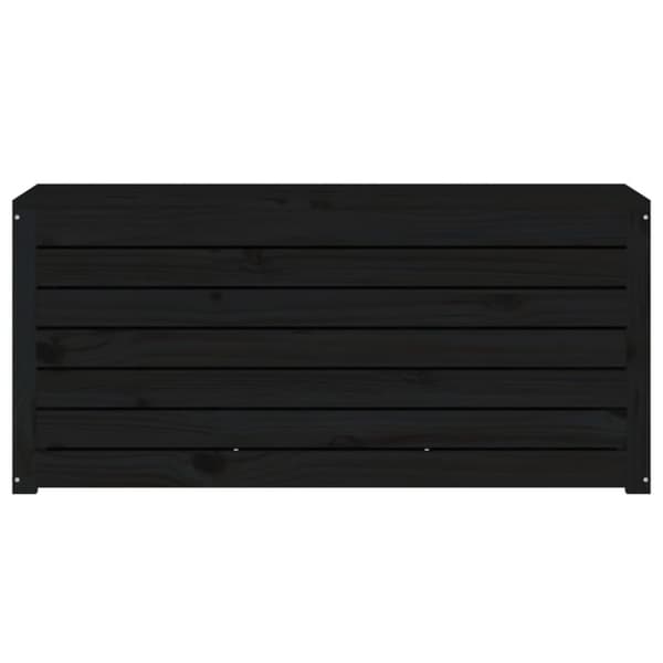 vidaXL Puutarhalaatikko musta 101x50,5x46,5 cm täysi mänty