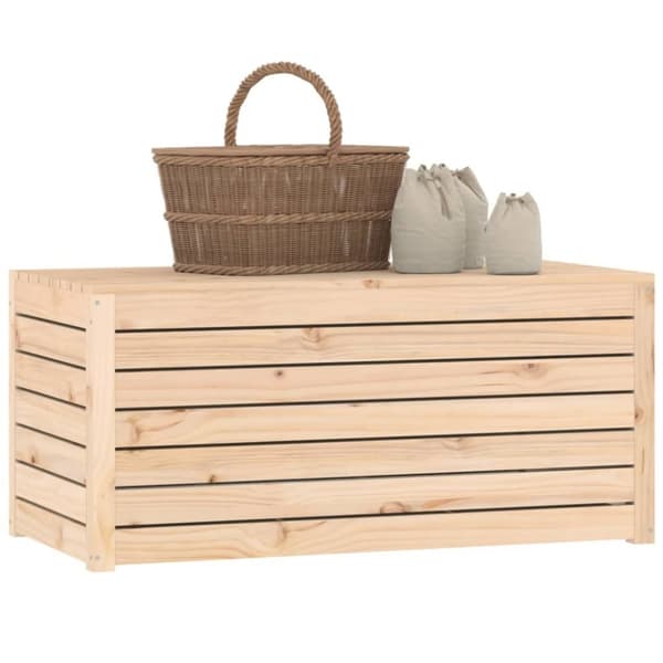 vidaXL havekasse 101x50,5x46,5 cm massivt fyrretræ