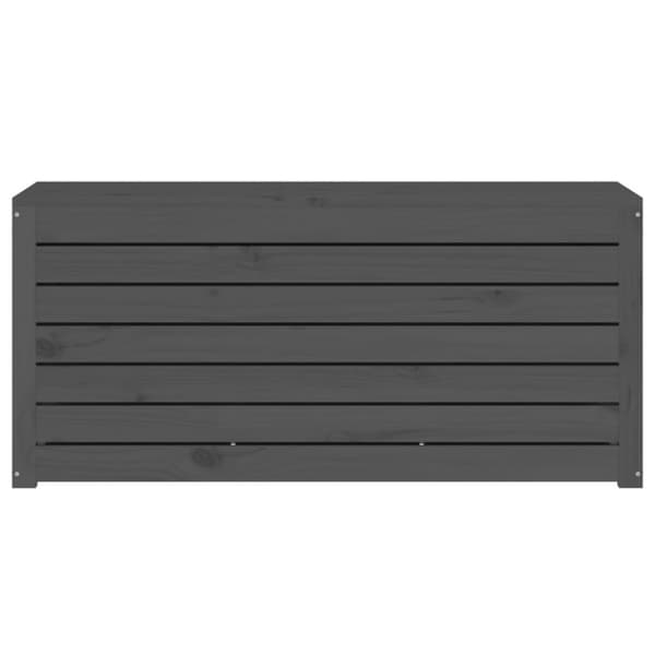vidaXL Hagekasse grå 101x50,5x46,5 cm heltre furu