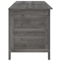 Miniatyrbilde 5 av 8: vidaXL Putekasse antrasitt 150x50x56,5 cm heltre gran