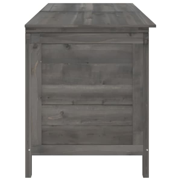 vidaXL Putekasse antrasitt 150x50x56,5 cm heltre gran