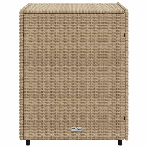 vidaXL Putekasse beige 55x59x69 cm polyrotting