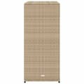 Pikkukuva 7 / 11: vidaXL Puutarhan säilytyskaappi beige 105x55x113 cm polyrottinki