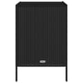 Miniatyrbillede 7 af 11: vidaXL opbevaringsskab til haven 55x59x80 cm polyrattan sort