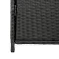 Miniatyrbillede 9 af 11: vidaXL opbevaringsskab til haven 55x59x80 cm polyrattan sort