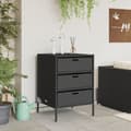 Miniatyrbillede 2 af 11: vidaXL opbevaringsskab til haven 55x59x80 cm polyrattan sort