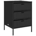 Miniatyrbillede 1 af 11: vidaXL opbevaringsskab til haven 55x59x80 cm polyrattan sort