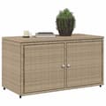 Miniatyrbild 3 av 11: vidaXL Trädgårdsskåp beige 110x55x60,5 cm konstrotting