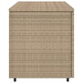 Miniatyrbild 7 av 11: vidaXL Trädgårdsskåp beige 110x55x60,5 cm konstrotting