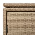 Miniatyrbild 10 av 11: vidaXL Trädgårdsskåp beige 110x55x60,5 cm konstrotting