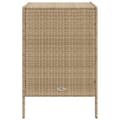 Miniatyrbilde 7 av 11: vidaXL Putekasse beige 55x59x80 cm polyrotting