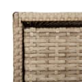 Miniatyrbilde 10 av 11: vidaXL Putekasse beige 55x59x80 cm polyrotting