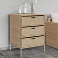 Miniatyrbilde 11 av 11: vidaXL Putekasse beige 55x59x80 cm polyrotting