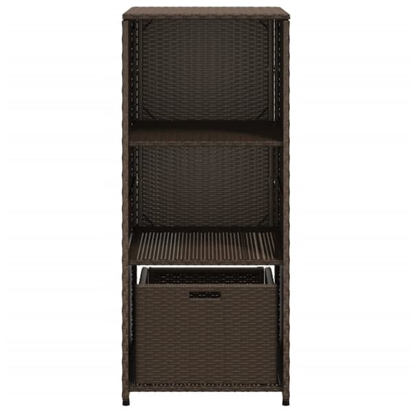 vidaXL Putekasse brun 50x55x115 cm polyrotting