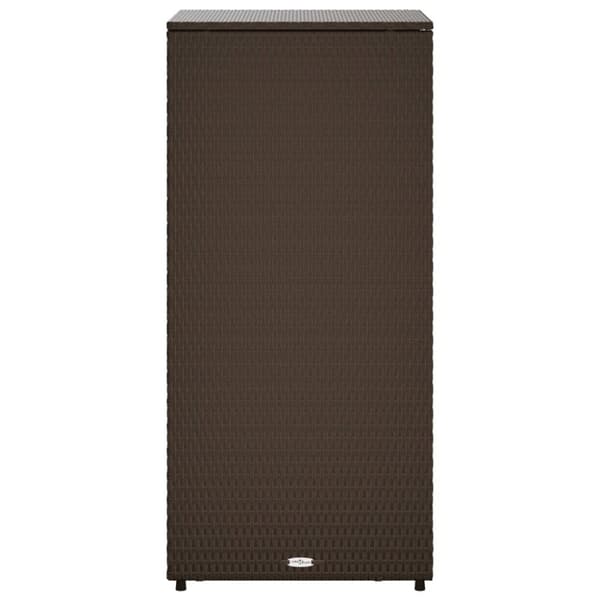 vidaXL Putekasse brun 50x55x115 cm polyrotting
