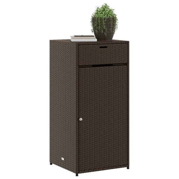 vidaXL Putekasse brun 55x55x111 cm polyrotting