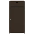 Miniatyrbilde 6 av 11: vidaXL Putekasse brun 55x55x111 cm polyrotting