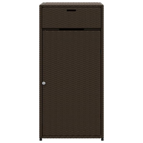 vidaXL Putekasse brun 55x55x111 cm polyrotting