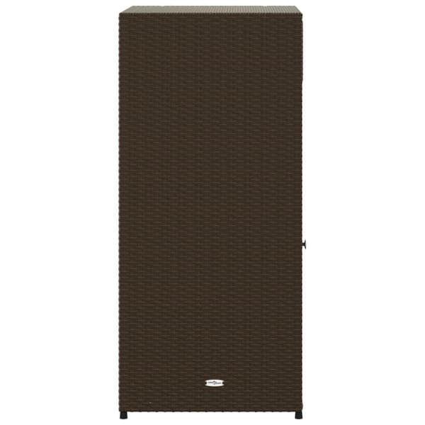 vidaXL Putekasse brun 55x55x111 cm polyrotting