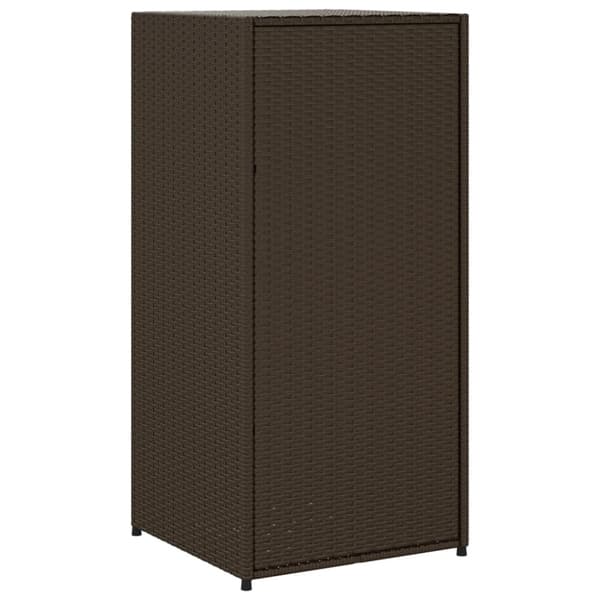 vidaXL Putekasse brun 55x55x111 cm polyrotting