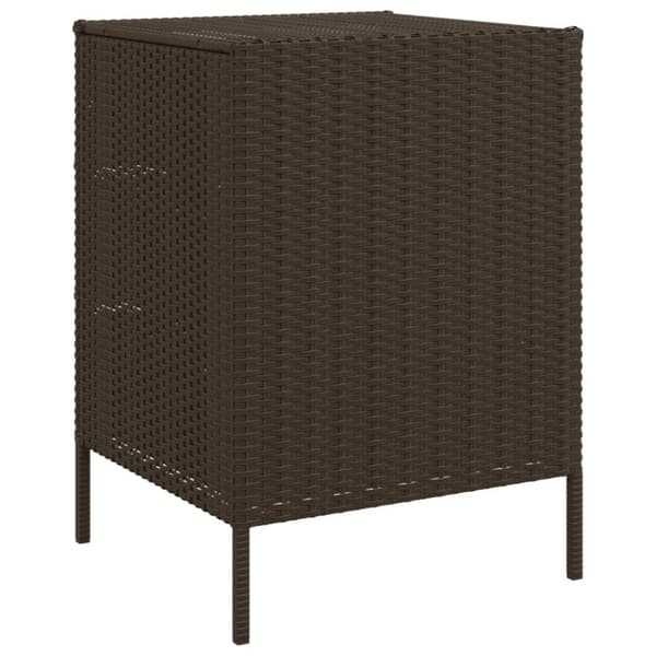 vidaXL Putekasse brun 55x59x80 cm polyrotting