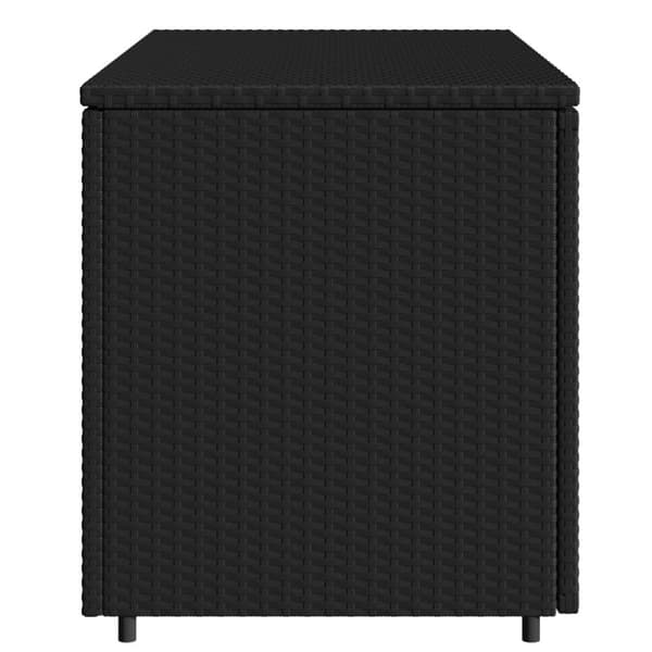 vidaXL Putekasse svart 110x55x60,5 cm polyrotting