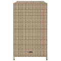 Miniatyrbillede 7 af 11: vidaXL opbevaringsskab til haven 83x45x76 cm polyrattan beige