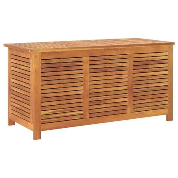 vidaXL Putekasse med lameller 113x50x56 cm heltre akasie