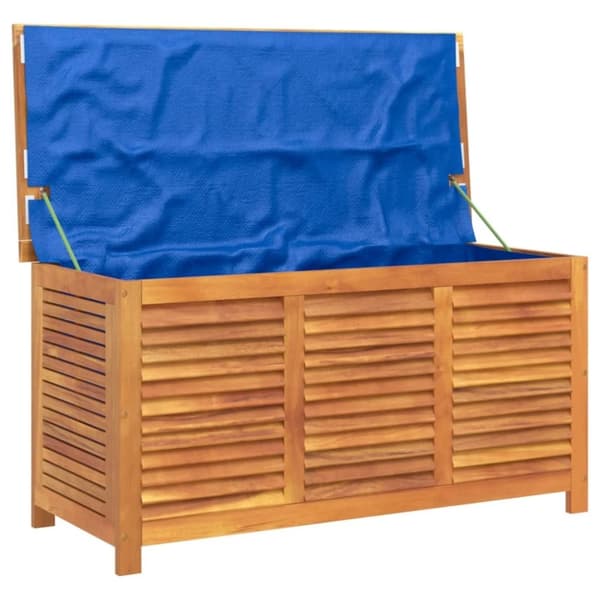 vidaXL opbevaringsboks til haven 113x50x56 cm massivt akacietræ