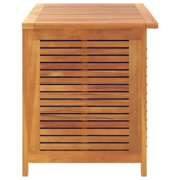 vidaXL Putekasse med lameller 90x50x56 cm heltre akasie