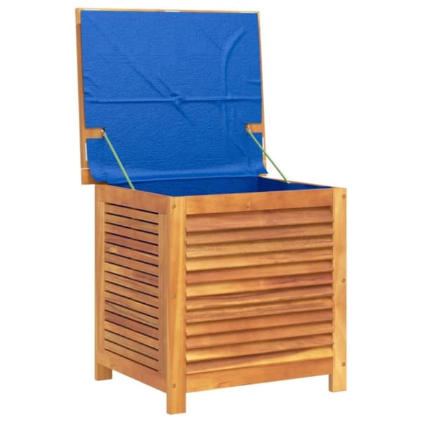 vidaXL Putekasse med lameller 60x50x56 cm heltre akasie