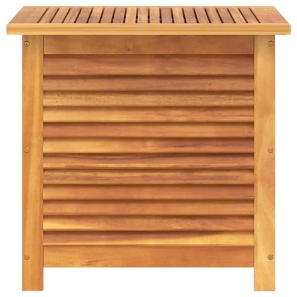 vidaXL Putekasse med lameller 60x50x56 cm heltre akasie