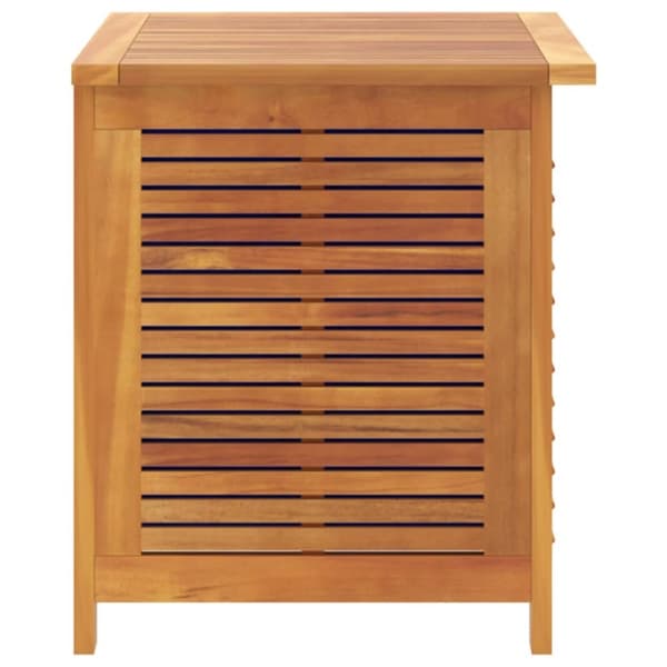 vidaXL Putekasse med lameller 60x50x56 cm heltre akasie