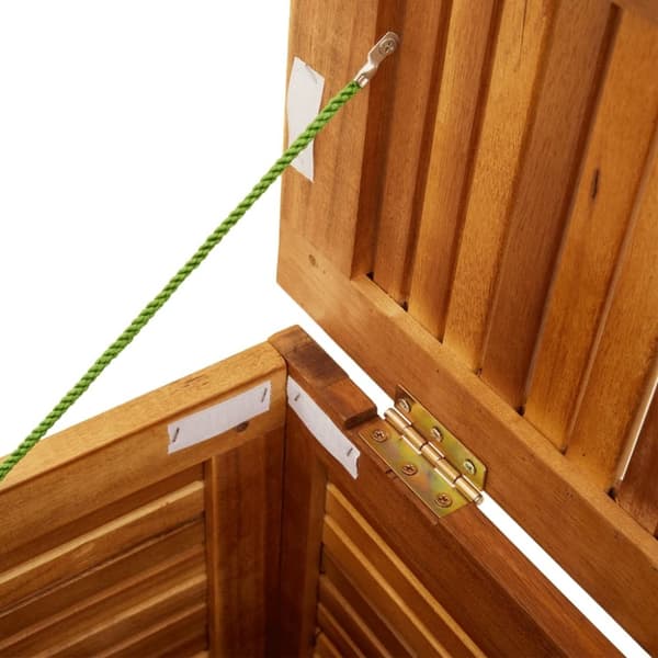 vidaXL Putekasse med lameller 60x50x56 cm heltre akasie