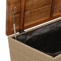 Miniatyrbillede 8 af 11: vidaXL opbevaringsboks til haven 110x55x63 cm polyrattan akacie beige