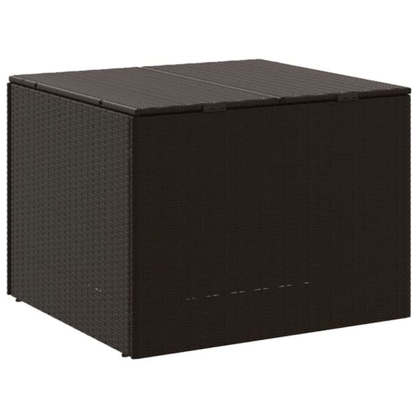 vidaXL Putekasse brun 291L cm polyrotting