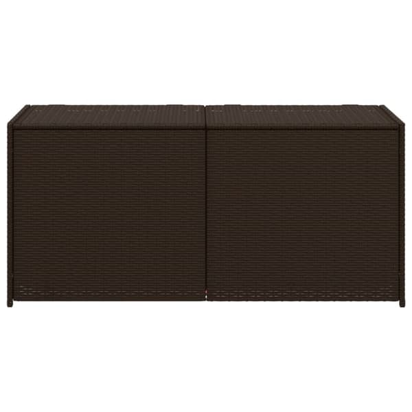 vidaXL Putekasse brun 283L cm polyrotting