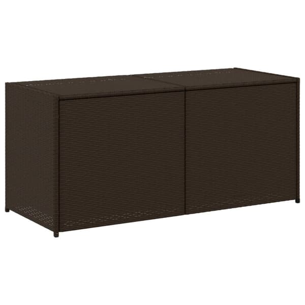 vidaXL Putekasse brun 283L cm polyrotting
